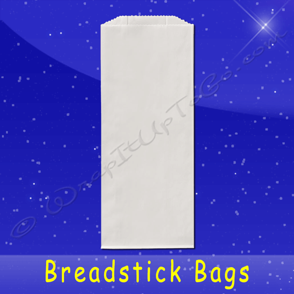 Fischer Paper Products 1060-PL Grease Resistant Breadstick Bags 5 x 3 x 12 Plain