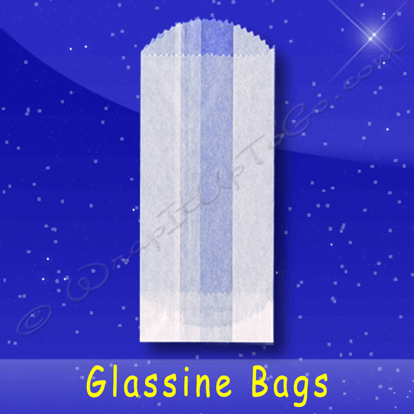 Fischer Paper Products 204 Glassine Bags 3 x 1-3/4 x 6-3/4 1/2 Lb.
