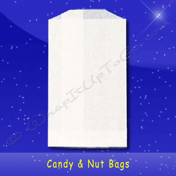 Fischer Paper Products 300 Candy & Nut Bags 3-3/4 x 6-1/4 1/4 Lb.