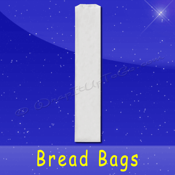 Fischer Paper Products BB-28 Bread Bags 4-1/2 x 2-1/2 x 28 Plain