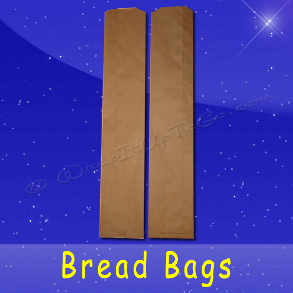 Fischer Paper Products BB-36 Bread Bags 4-1/2 x 2-1/2 x 24 Natural Kraft (brown) Plain (no print)