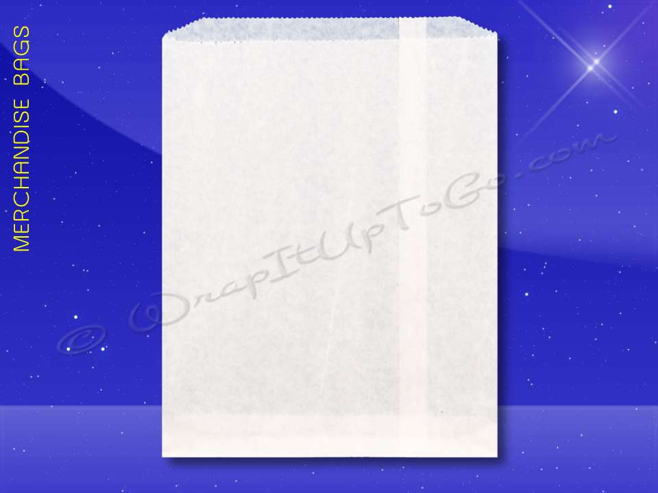 Fischer Paper Products 1703 Merchandise Bags 8-1/2 x 11 Plain